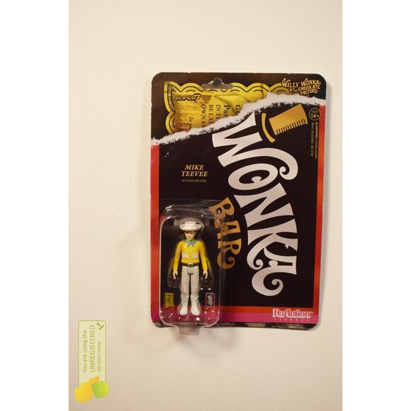 Super 7 ReAction Willy Wonka Mike Teevee Figure - Picture 1 of 4